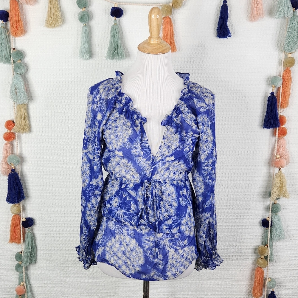 Rebecca Taylor Floral Blouse